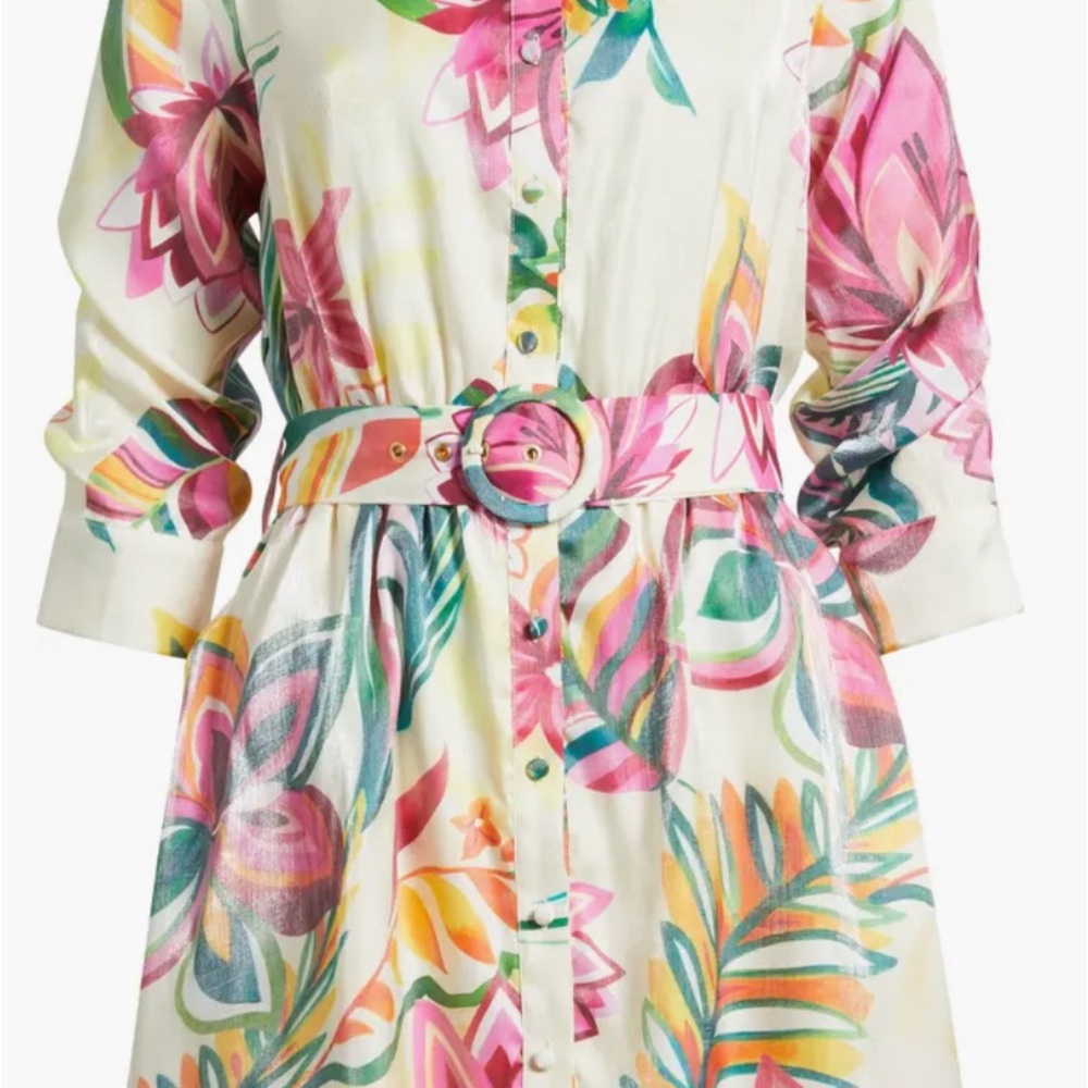 Ciebon Floral Button-Down Dress